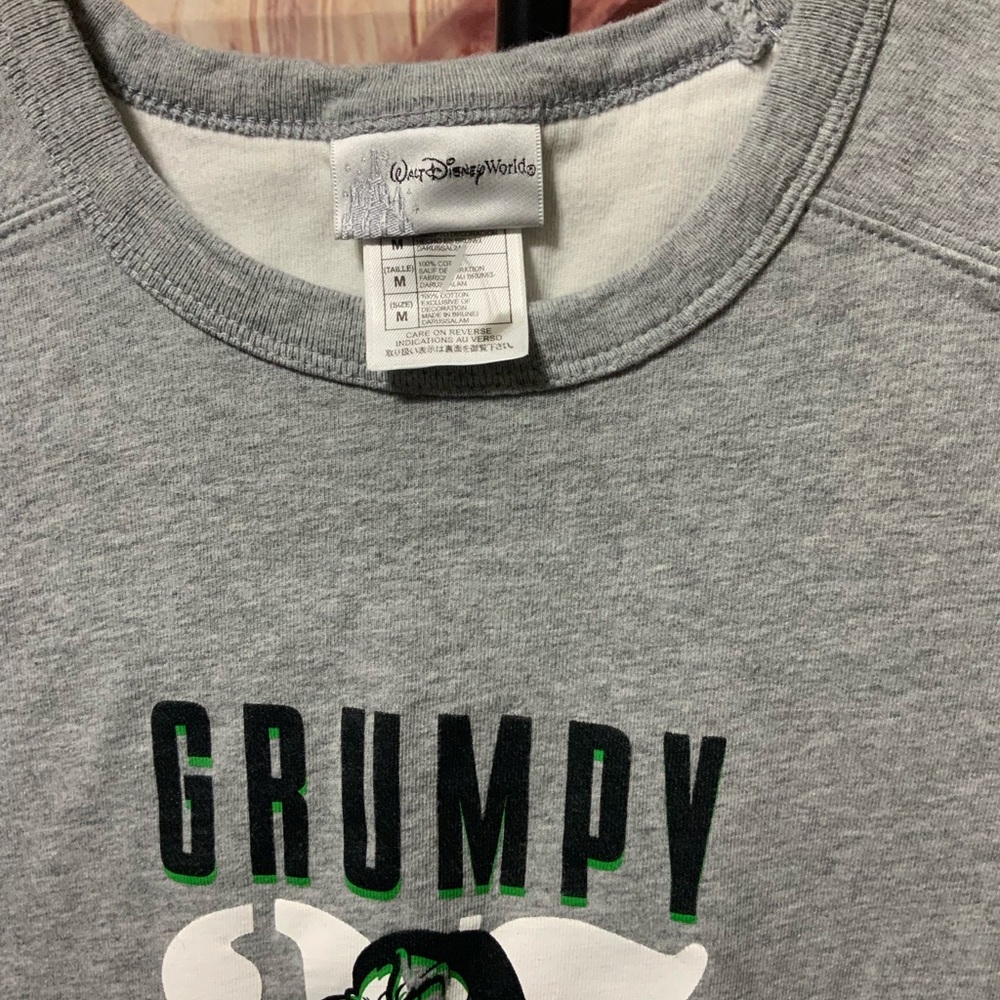 Walt Disney’s grumpy naturally, tank top, cool graphics. SZ medium. Euc. - Picture 3 of 5